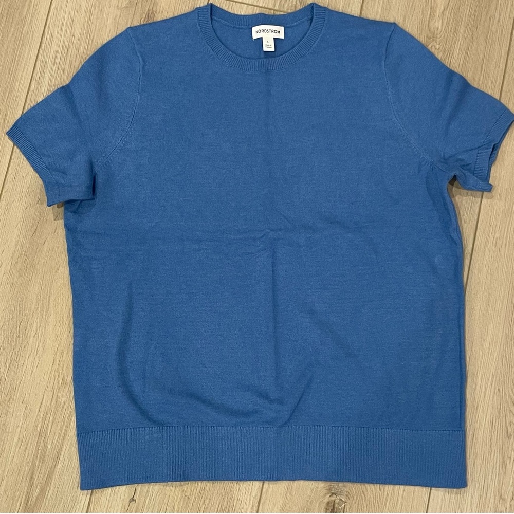 Nordstrom Blue Knit Sweater